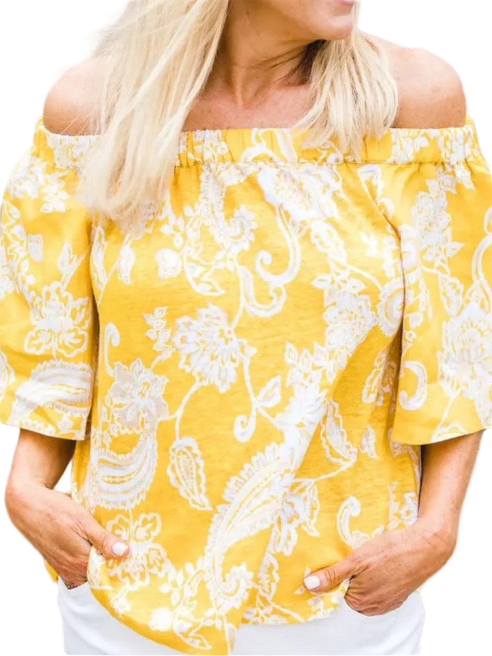 38. WOMENS CHICO’S 4/XXL DETAIL TOP